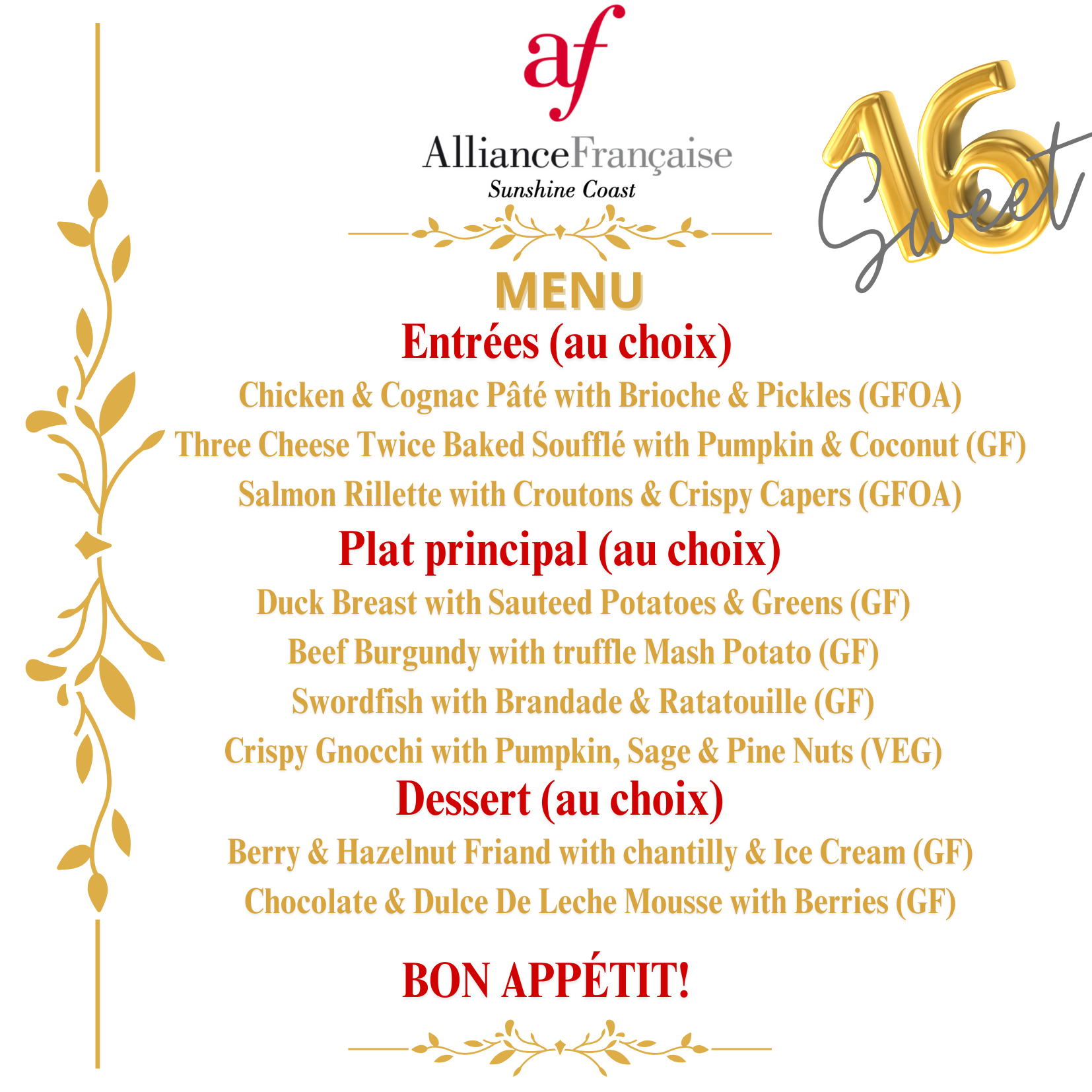 SWEET 16 CELEBRATION