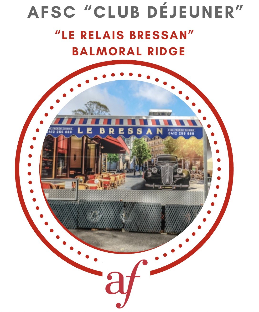 CLUB DÉJEUNER RELAIS BRESSAN