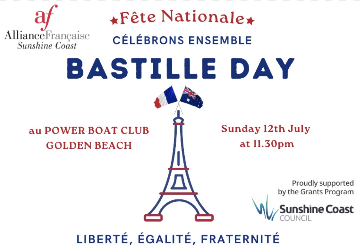 BASTILLE DAY @ GOLDEN BEACH